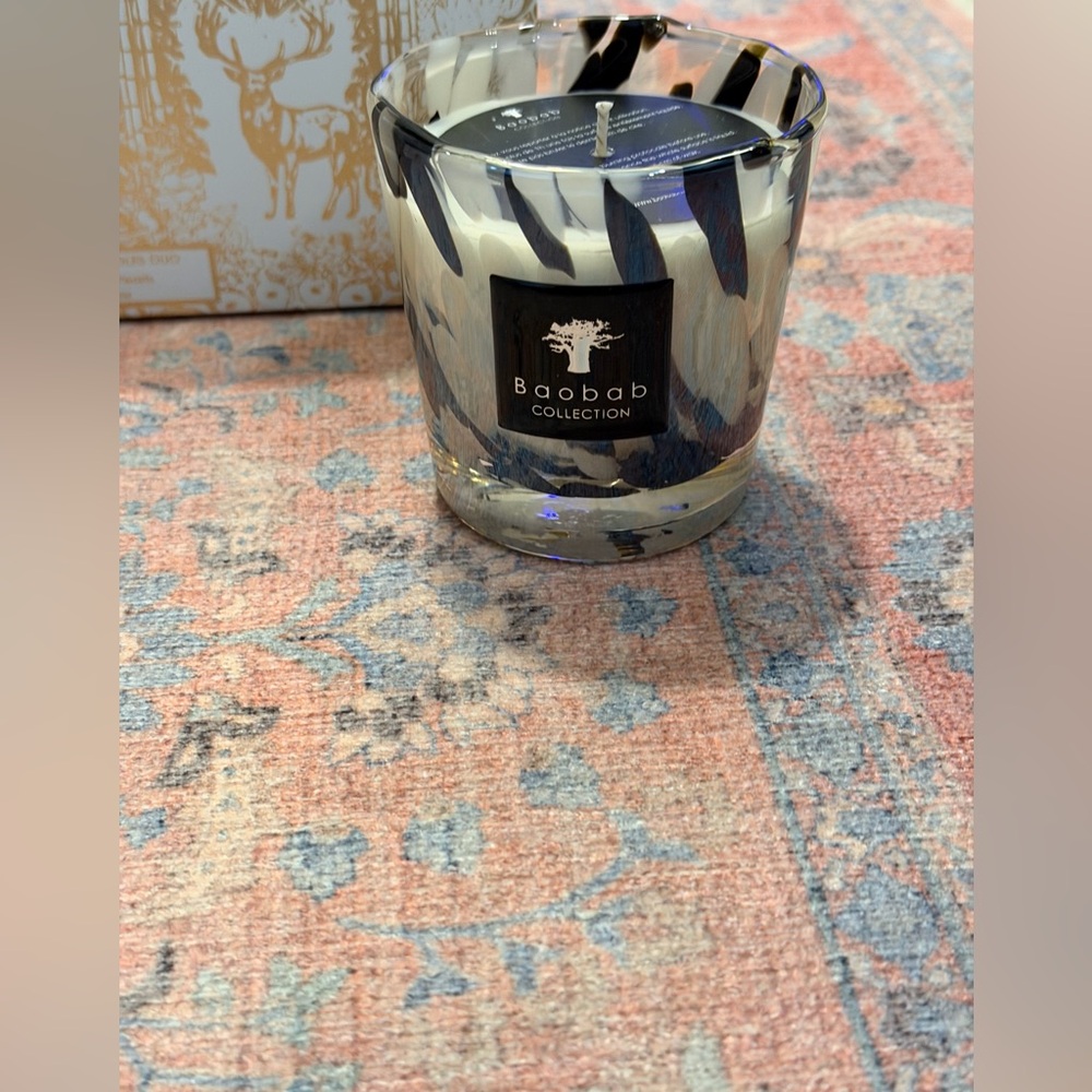 Brand New Baobab Collection Black & White Pearls Candle Duo, 2 X 6.7 oz. - Picture 12 of 16